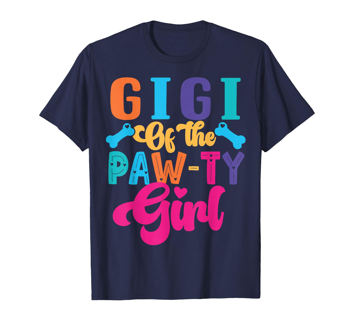 Gigi Of The Birthday Girl Dog Paw Family Matching Party T-Shirt