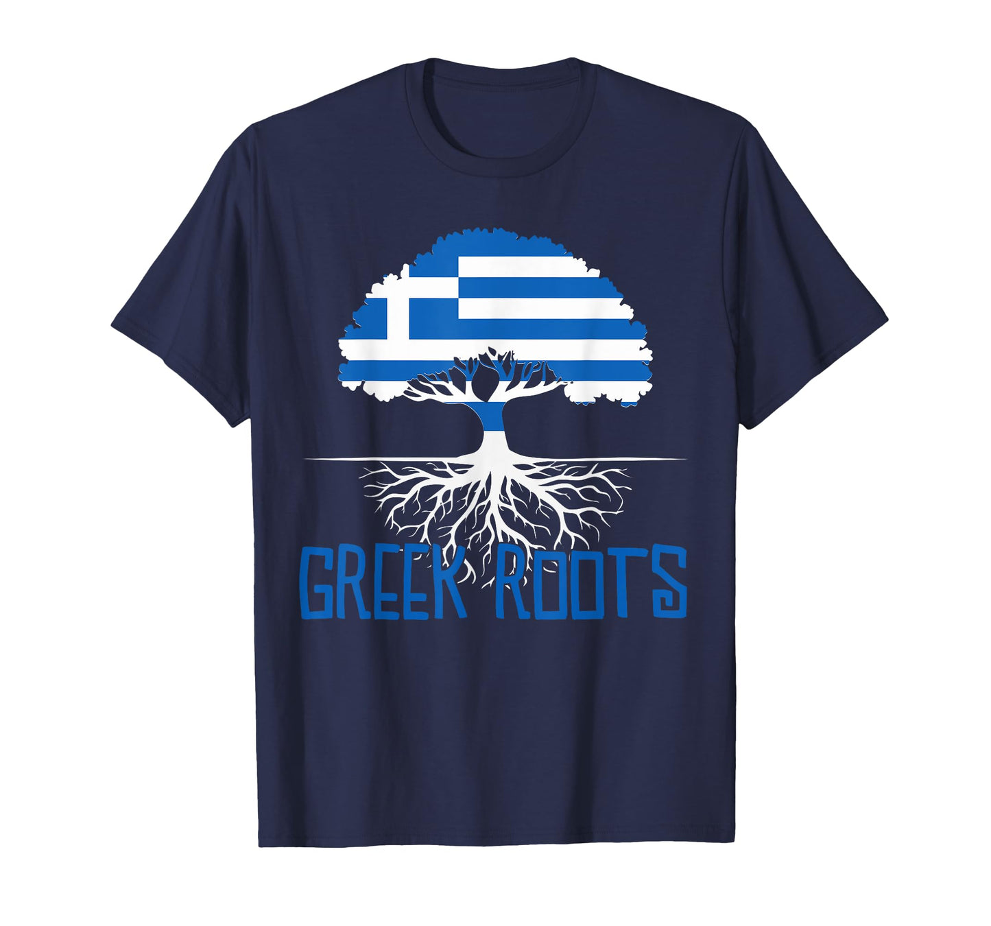 Greece Family Heritage Greek Roots Tree Greece Flag T-Shirt