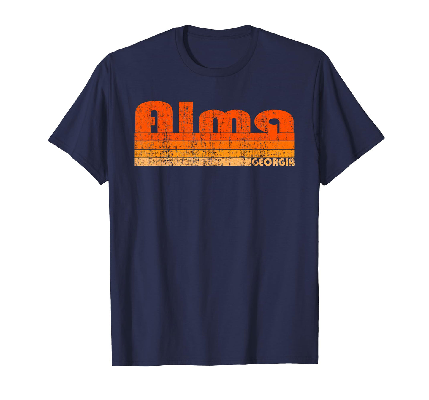 Alma, Georgia Retro 80s Style T-Shirt