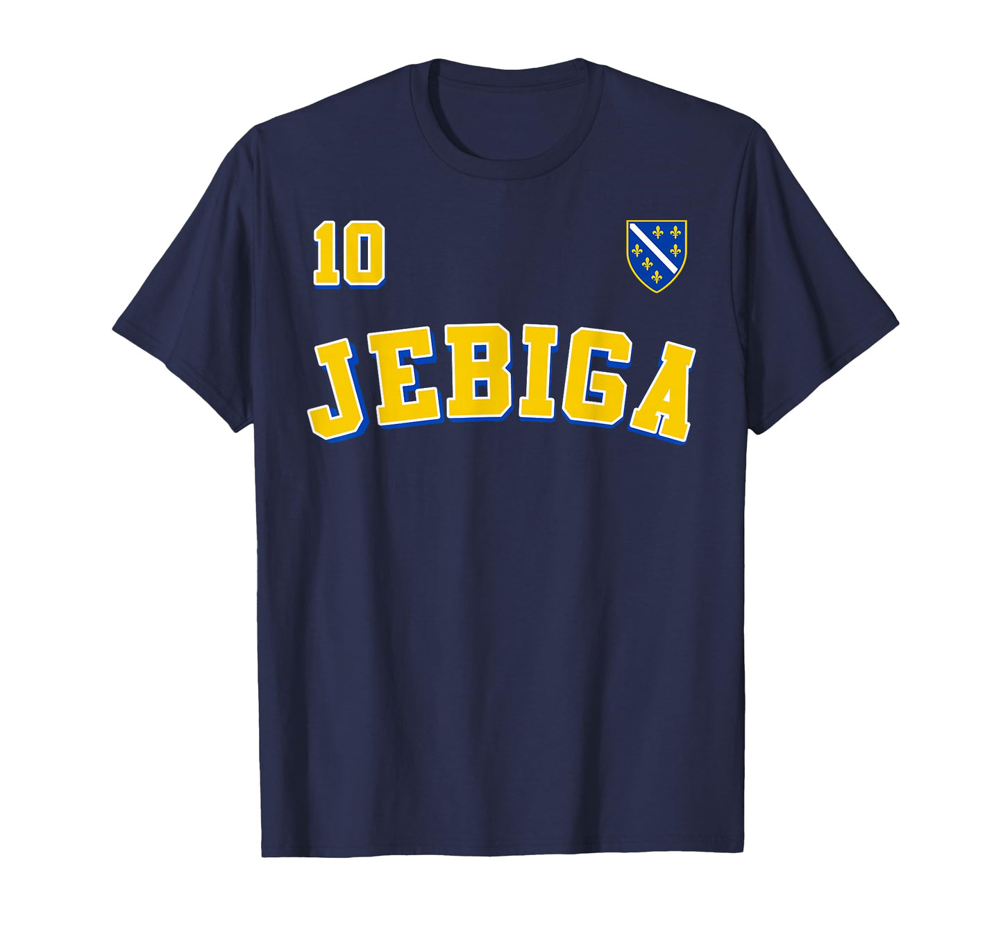 JEBIGA Bosnian Flag Pride of Bosnia and Herzegovina Funny T-Shirt