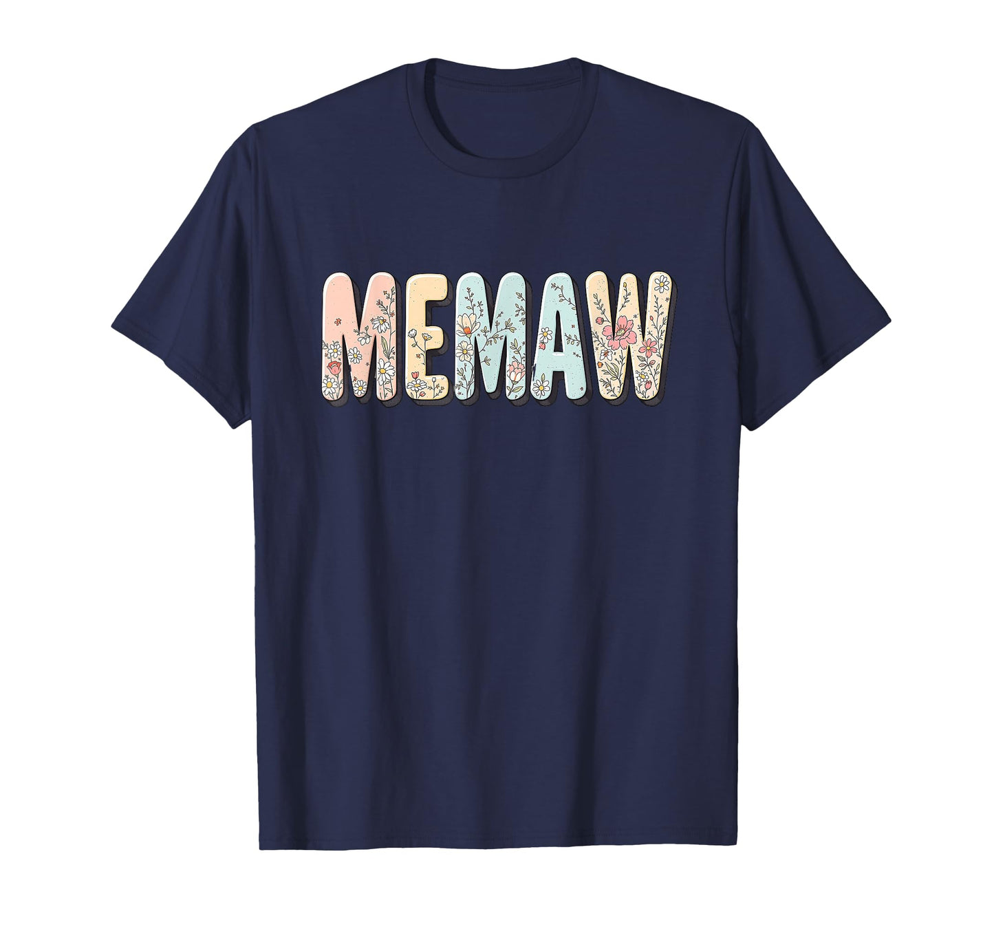 Wildflowers Memaw Floral Mother's Day Memaw T-Shirt