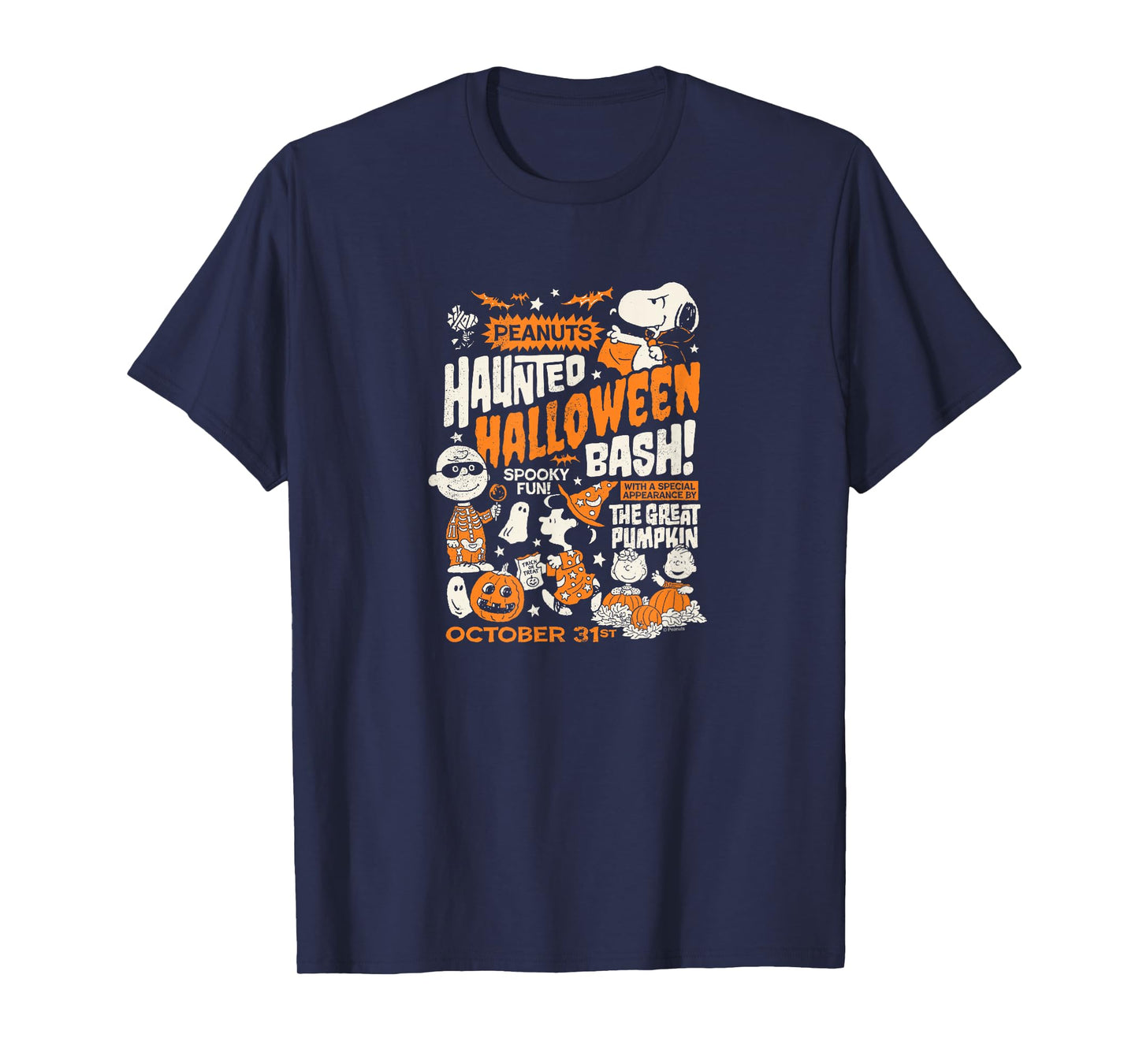 Peanuts - Halloween Bash Poster T-Shirt