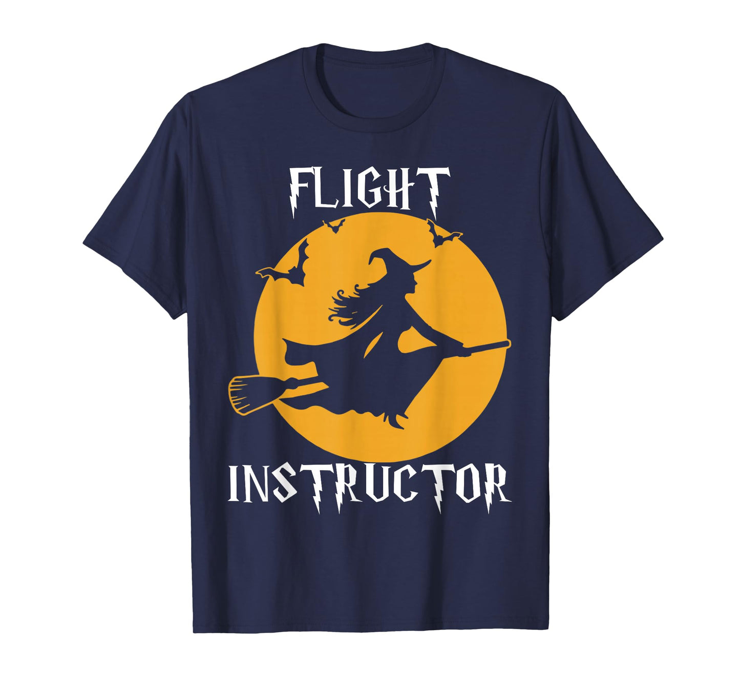Flight Instructor Witch Halloween T-Shirt