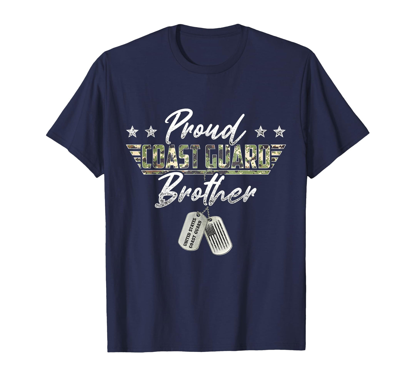 Proud Coast Guard Brother American Military Gifts T-Shirt