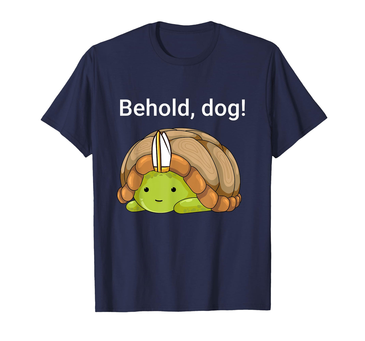 Behold Dog Funny Turtle Wearing A Priest Hat T-Shirt for Men Women Girls Kids