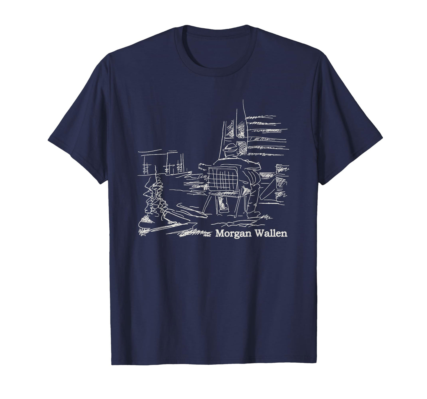 Official Morgan Wallen Illustrated T-Shirt