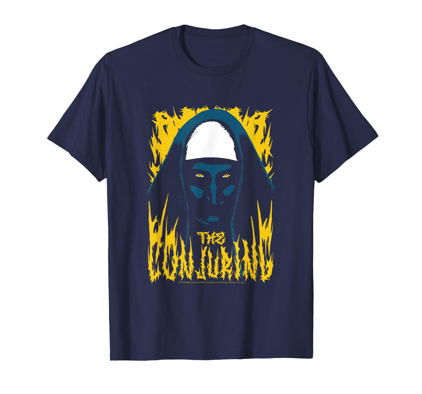 The Conjuring Extreme Metal Nun Horror Movie T-Shirt
