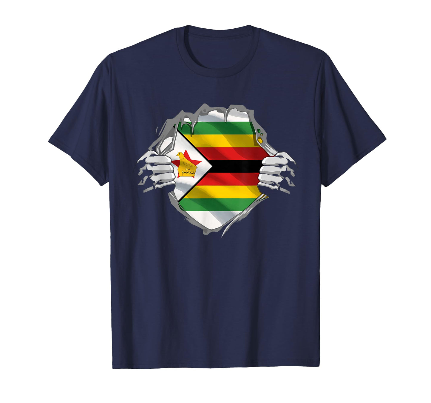 Zimbabwe Tshirt Super Zimbabwean Flag Zimbabwe Roots Citizen T-Shirt