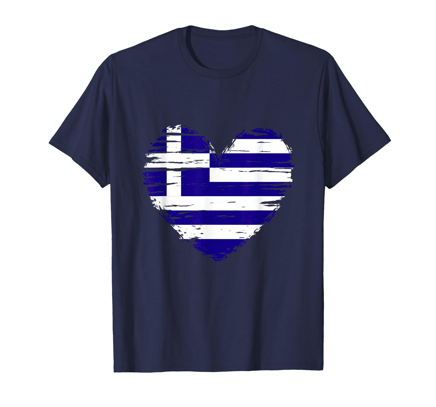 Greece Heart Greek Flag Greek Pride T-Shirt