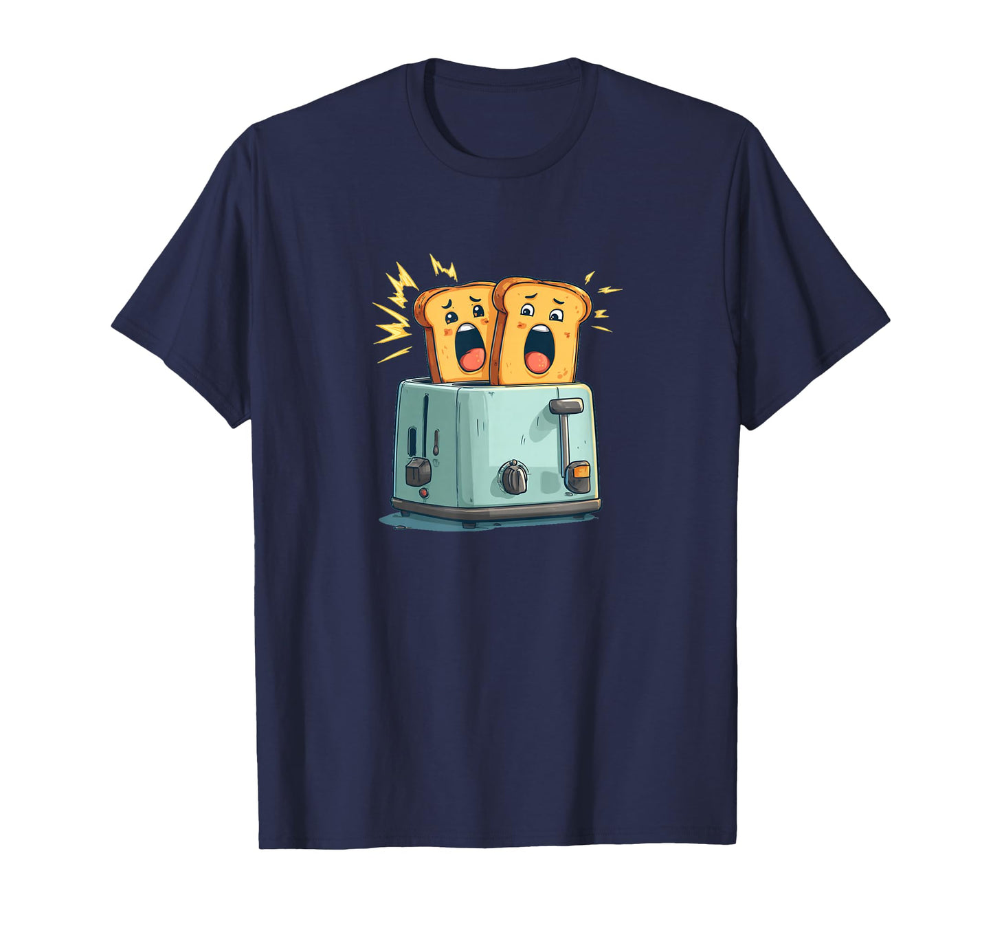 Nice Toaster Look with Toasts for Breakfast Lovers T-Shirt