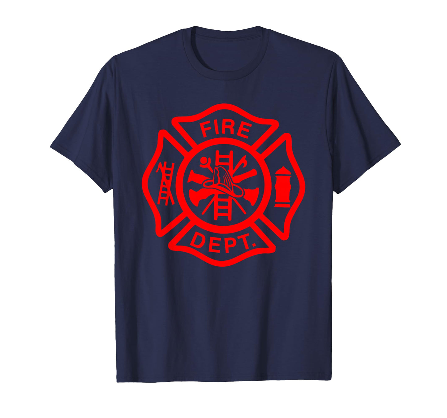 Fire Department Logo Uniform Fireman Symbol Firefighter Gear T-Shirt