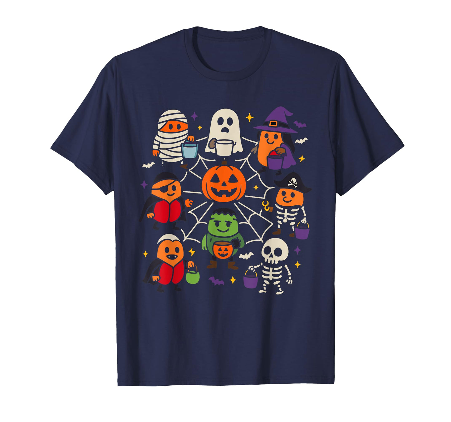Vintage Spooky Season Meal Bucket Happy Halloween T-Shirt