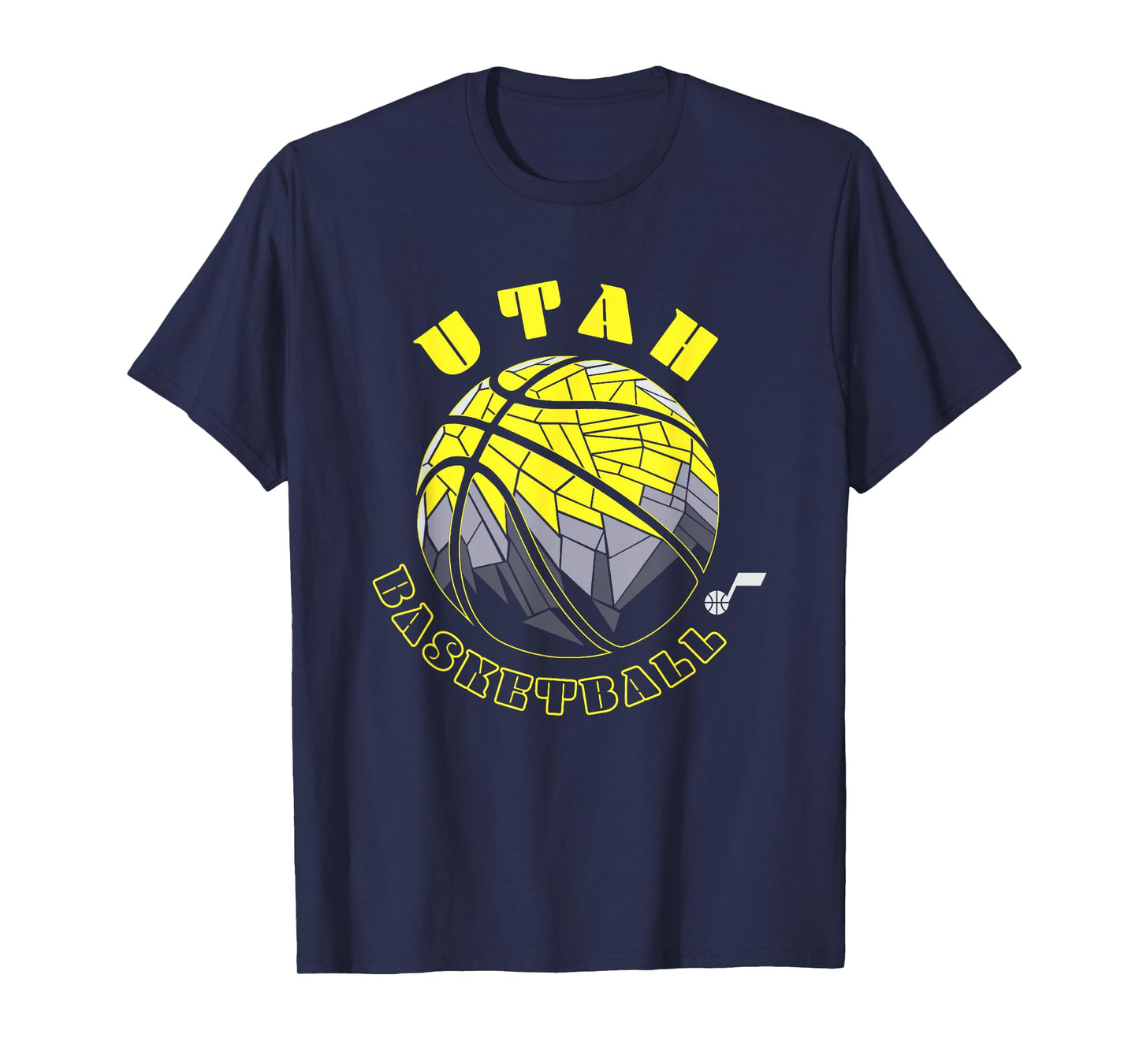NBA Utah Jazz Neon Prism Basketball T-Shirt