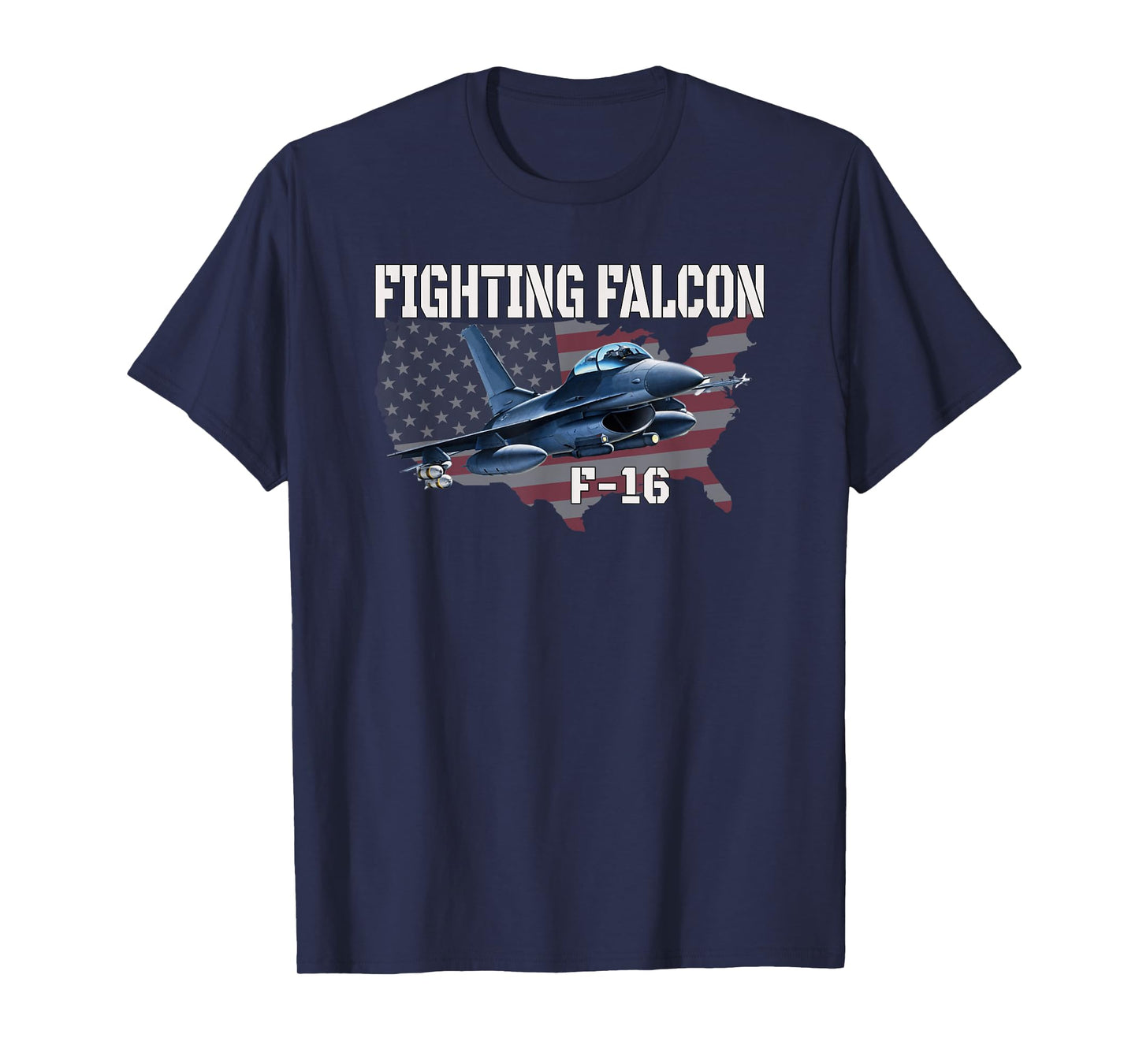 F-16 Fighting Falcon Viper Fighter Pilot Military Aviation T-Shirt