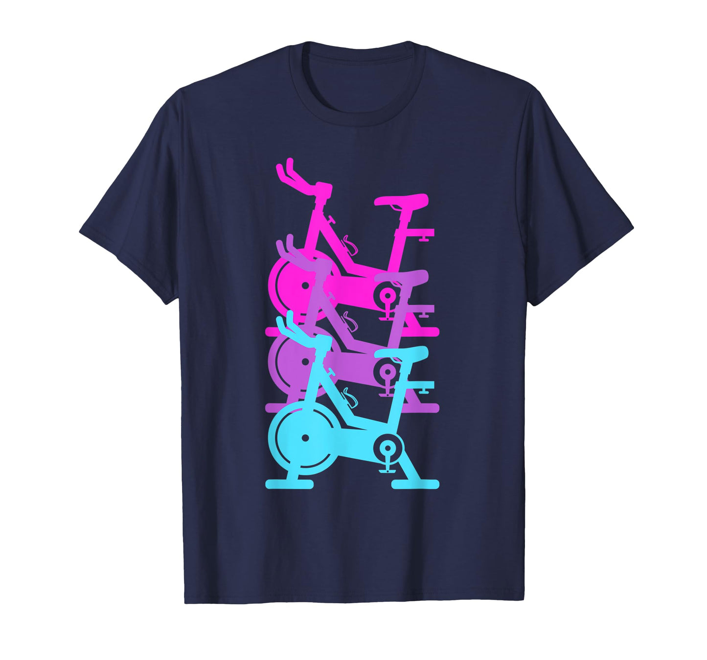 Cool Spin Class Gym Workout Spinning Exercise Bike Cycling T-Shirt