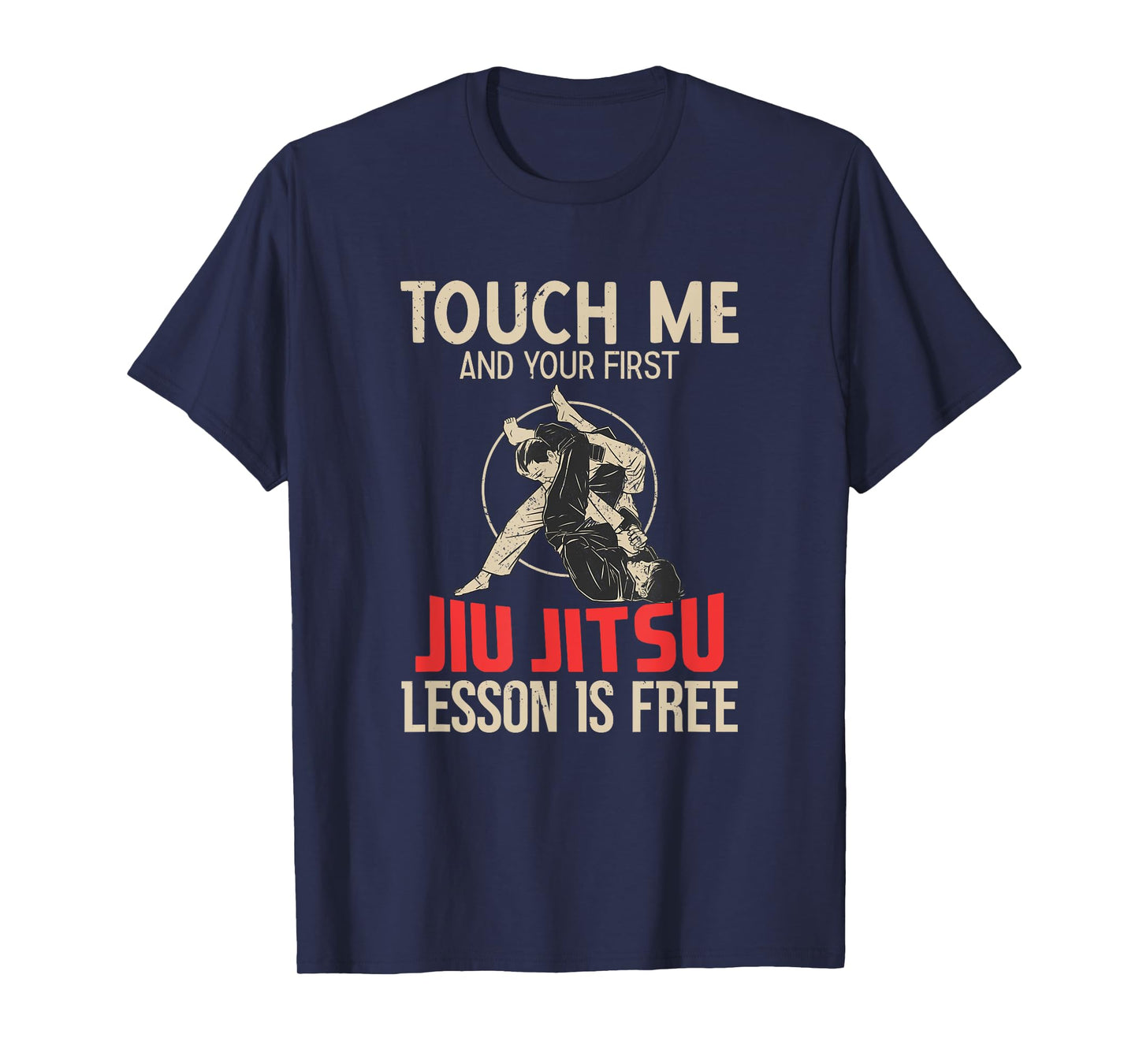 Jiu-Jitsu Martial Arts Clothes Jiu-Jitsu Sayings T-Shirt - Unisex-Adults, Black, Small, Short Sleeve, T-Shirt