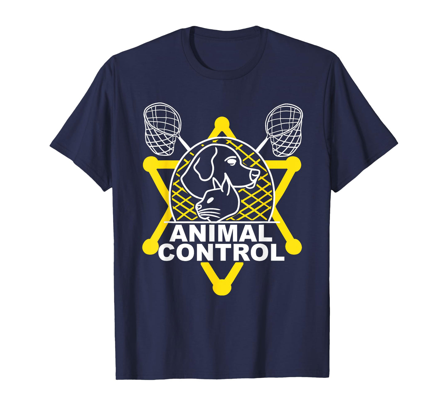 Animal Control Officer Catcher Cats Dogs Funny T-Shirt