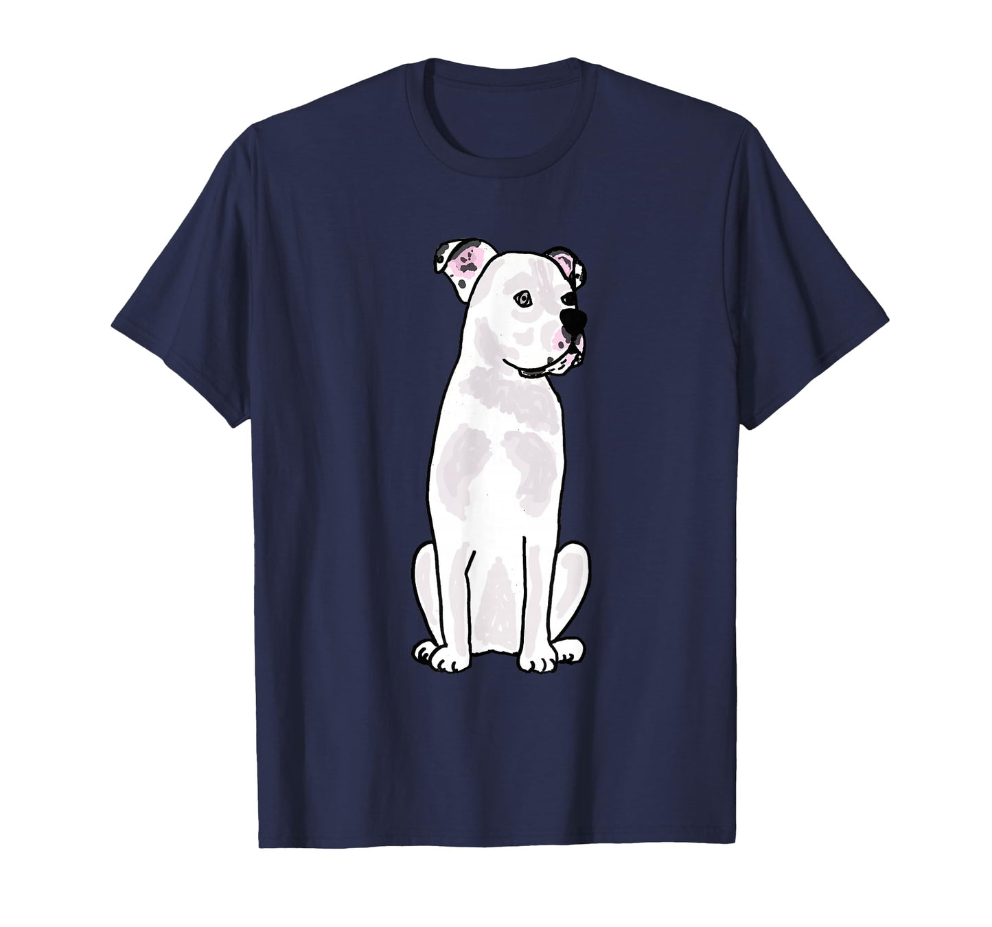Smiletodaytees Cool White American Bulldog T-shirt T-Shirt