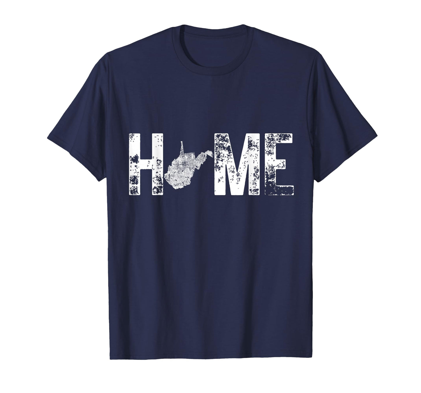 West Virginia Map Home WV Vintage T-Shirt