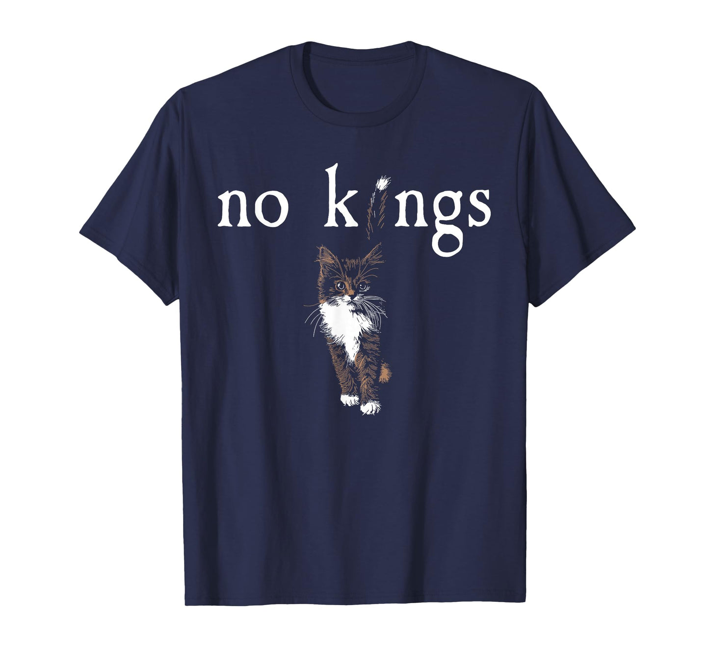Cat No Kings Protest Resist T-Shirt