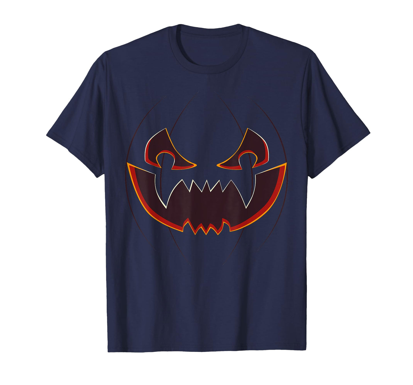Jack O' Lantern Face Pumpkin Funny Halloween Costume T-Shirt