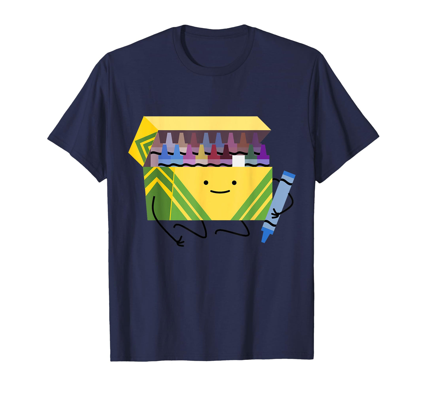 Funny Good Boys Crayon Box Smile Teacher Gift T-Shirt