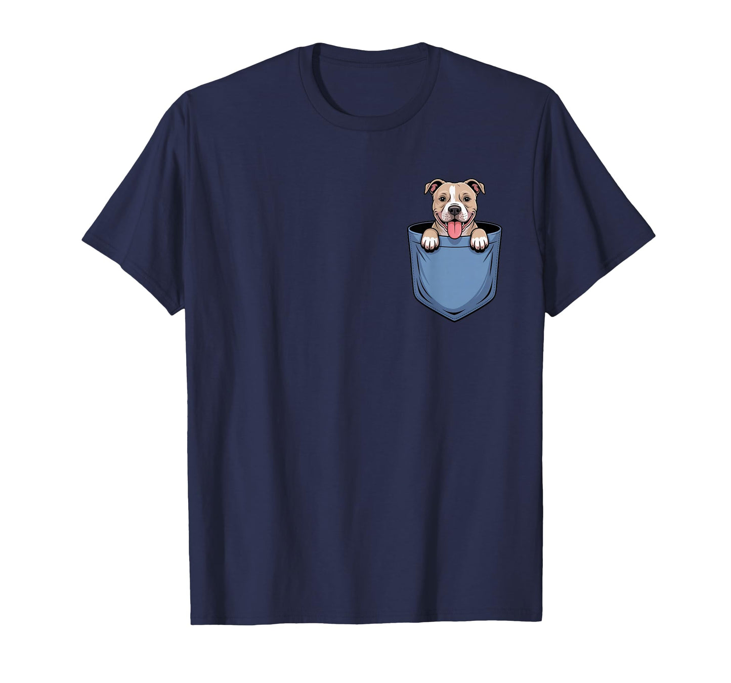 Cute Pocket Pit Bull Lover Pittie Dog Mom T-Shirt