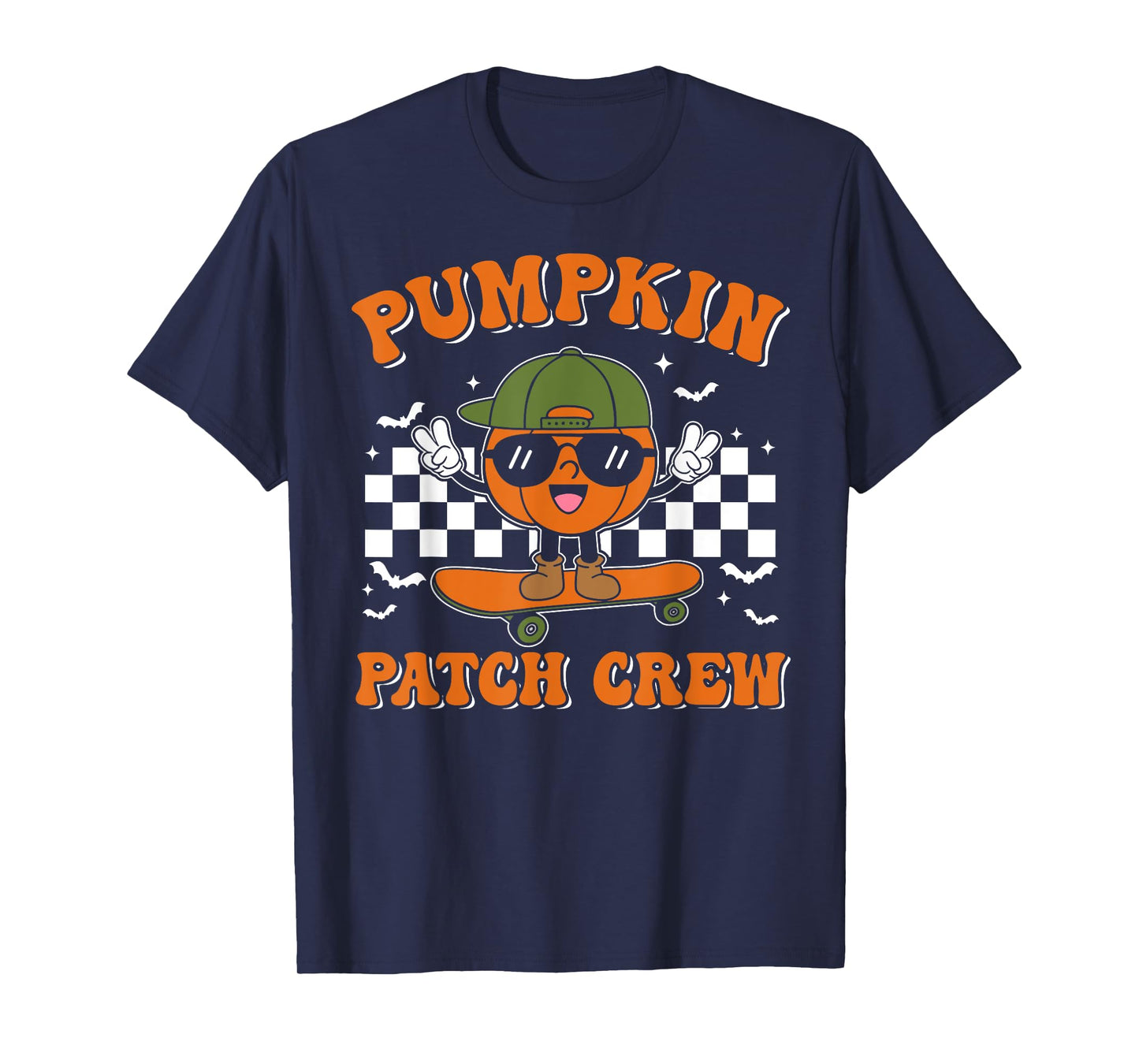 Groovy Pumpkin Patch Crew Pumpkin Patch Crew Fall Halloween T-Shirt
