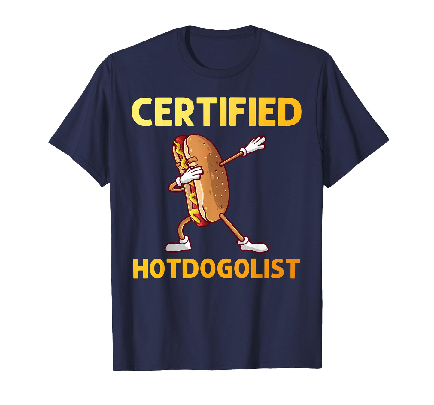 Cool Hotdog Outfit for Men Women Adult Hotdog Hot Dog Lover T-Shirt