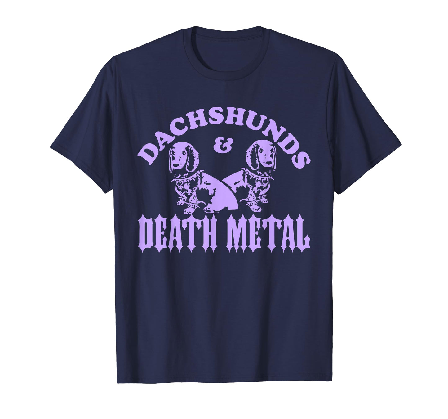 Dachshunds And Death Metal - Heavy Metal Music Lovers Dogs T-Shirt