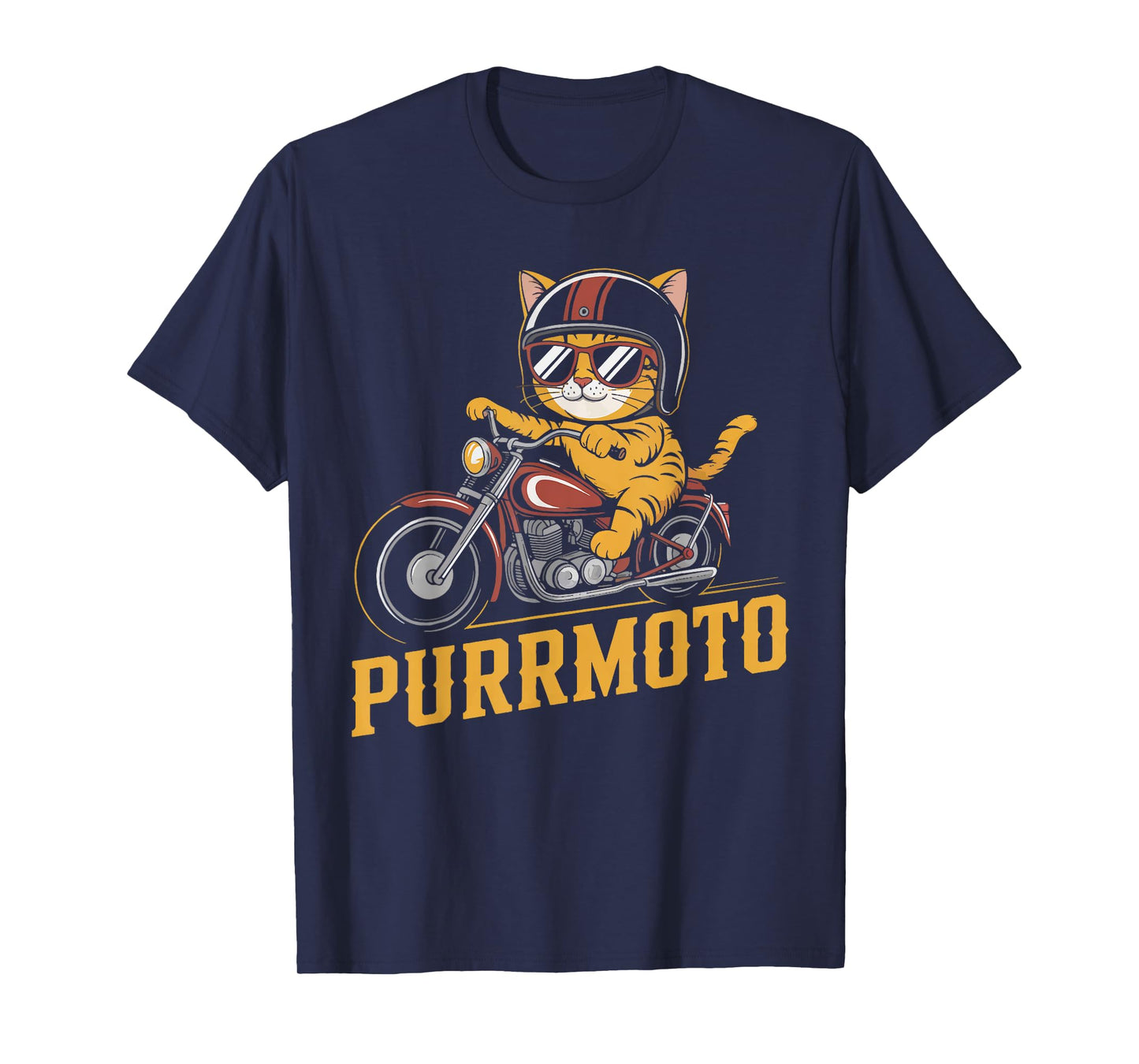 Motorbike Riders Women Biker Cat And Motorcycle T-Shirt