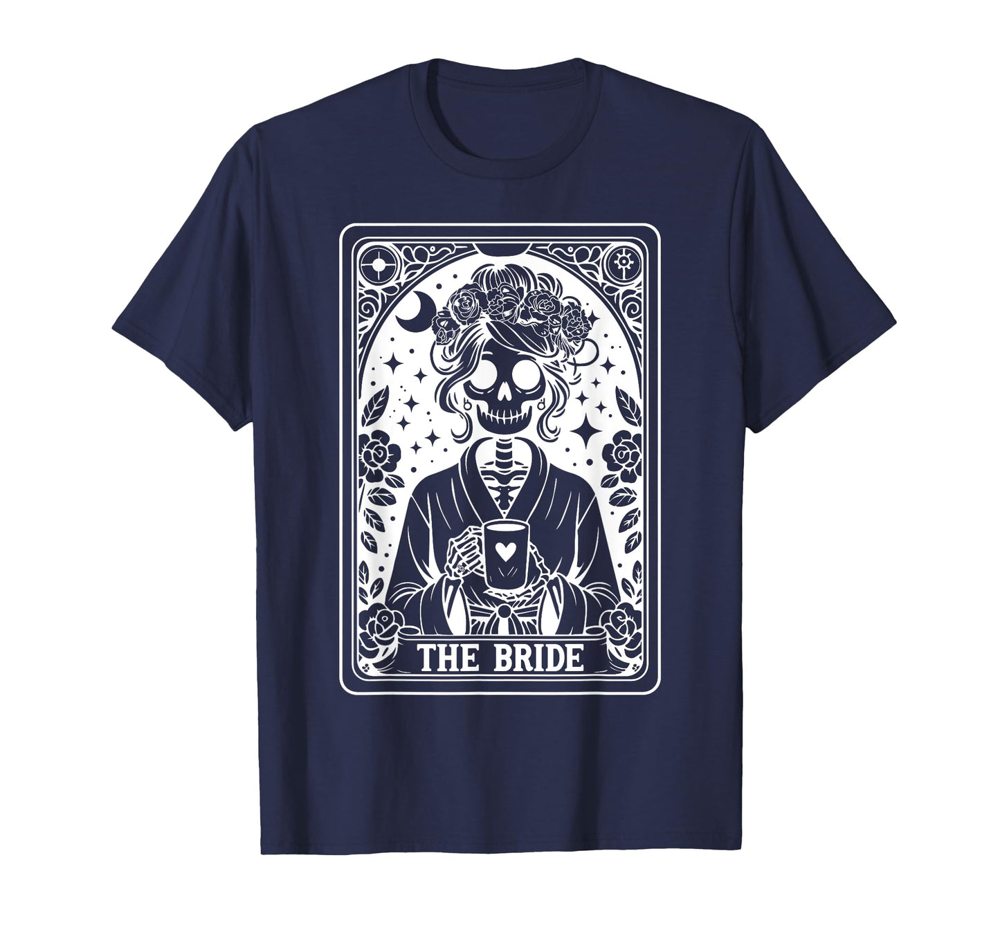 The Bride Tarot Card Bride Coven Gothic Bachelorette T-Shirt