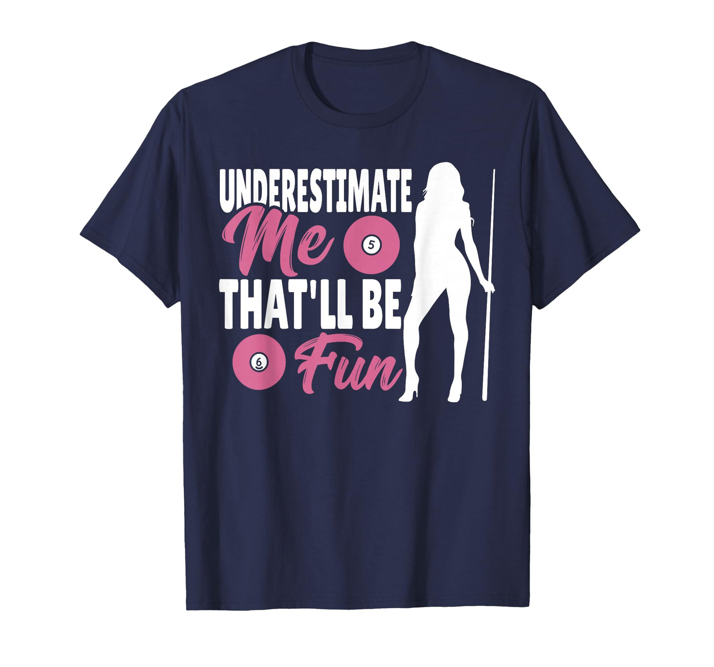 Billiard Girl Try To Keep Up - Pool Player Women Billiard T-Shirt
