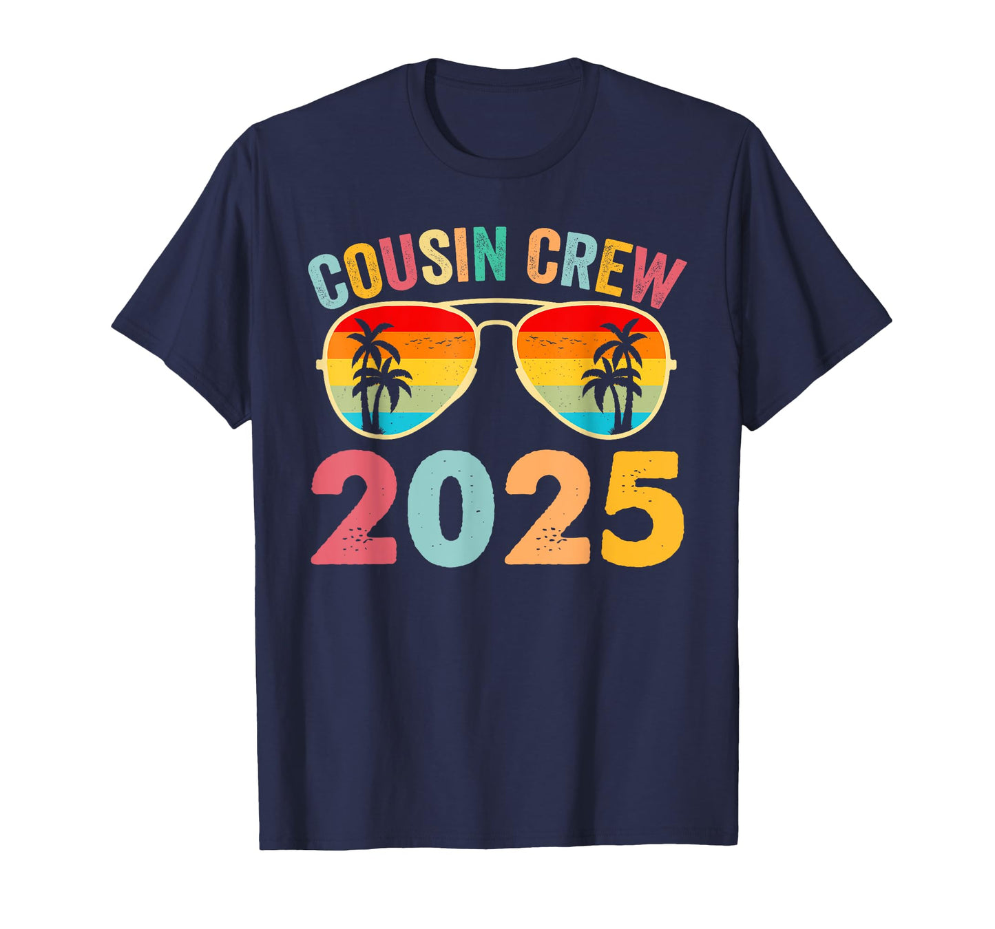 Cousin Crew 2025 Summer Vacation Beach Family Trip Matching T-Shirt