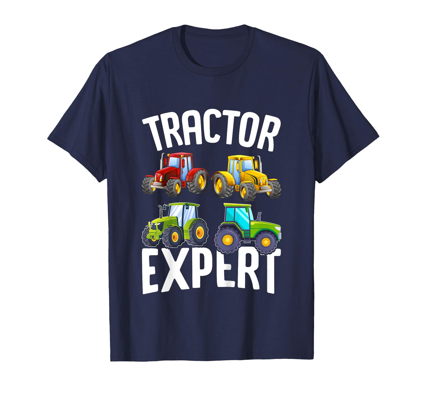 Kids Tractor Expert Funny Boys Tractors Toddler T-Shirt