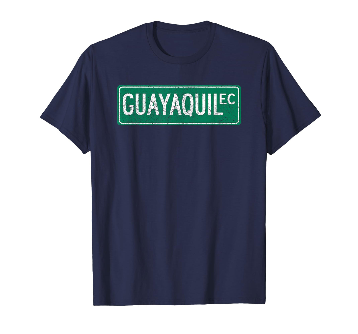 Retro Guayaquil, Ecuador Street Sign T-Shirt