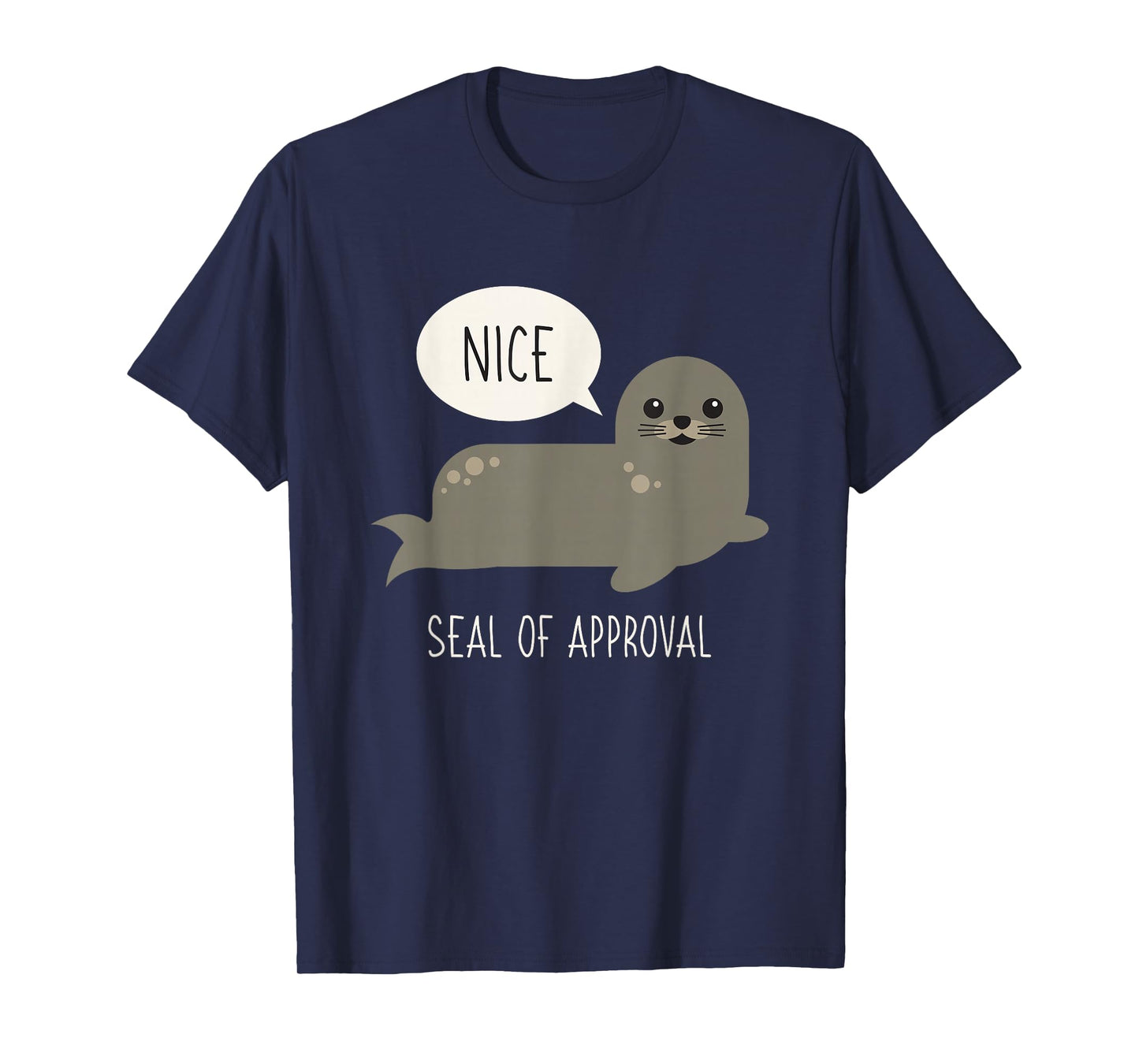 Seal of Approval Funny Animal Pun Tshirt Pun Gifts T Shirt T-Shirt