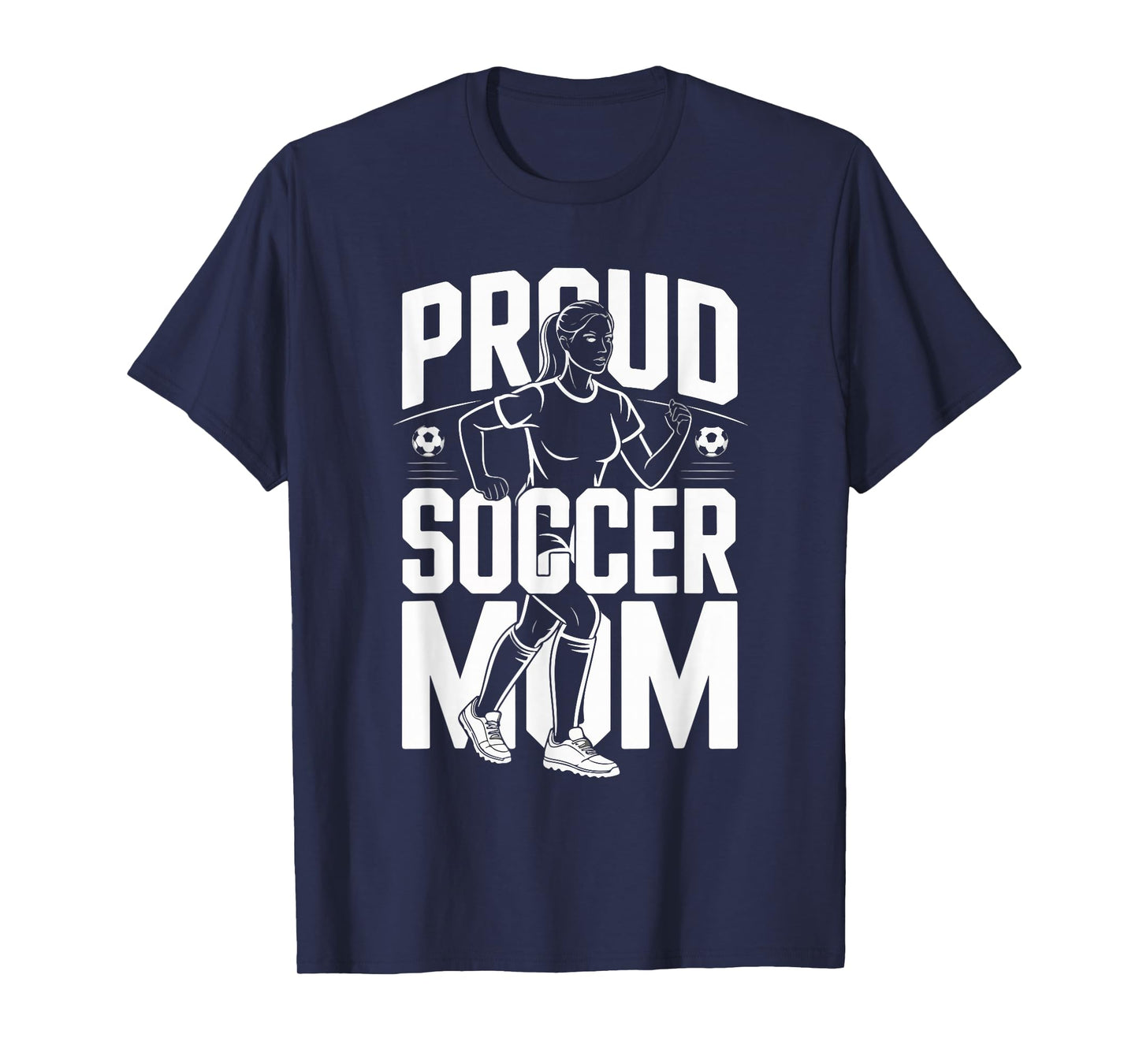 Proud Soccer Mom Retro Sunset Vibes T-Shirt