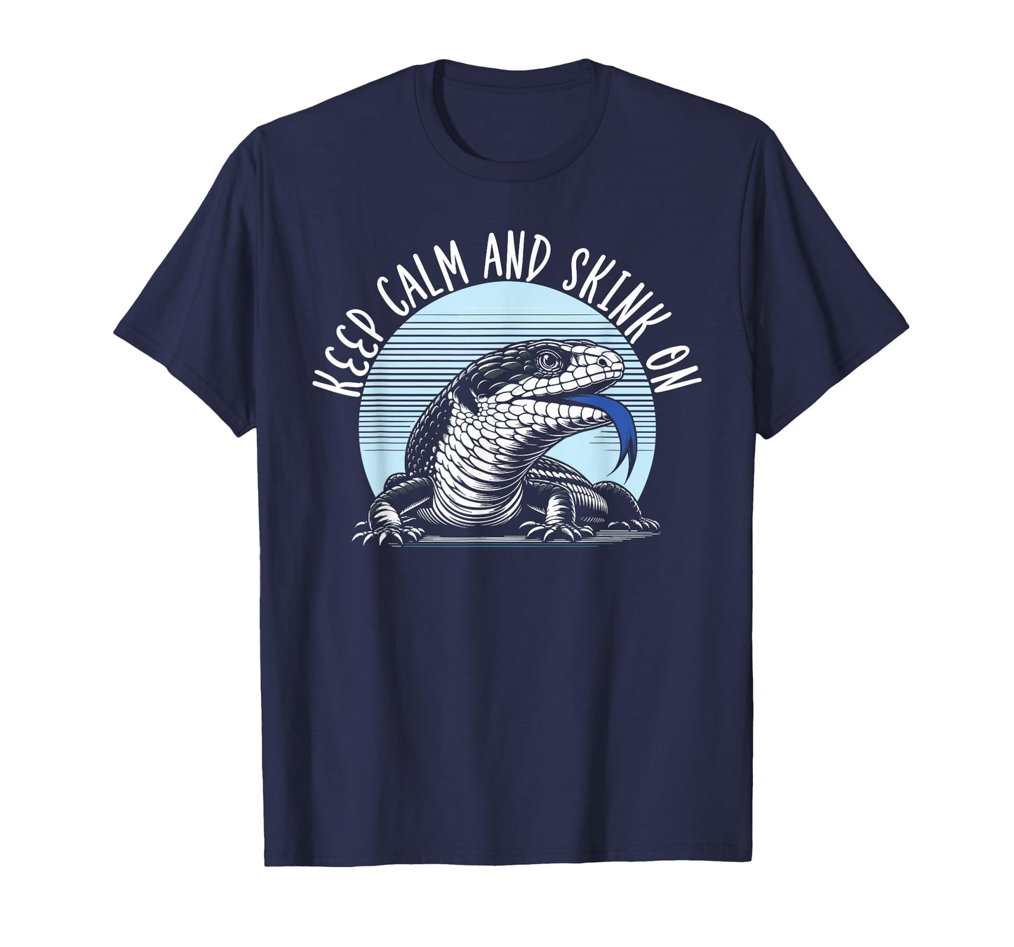 Blue Tongue Skink Lizard Lover Reptile Herpetology T-Shirt
