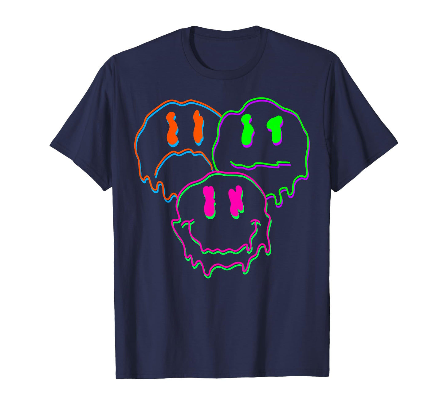 Funny Trippy Vaporwave EDM Rave Festival House Techno Tee T-Shirt