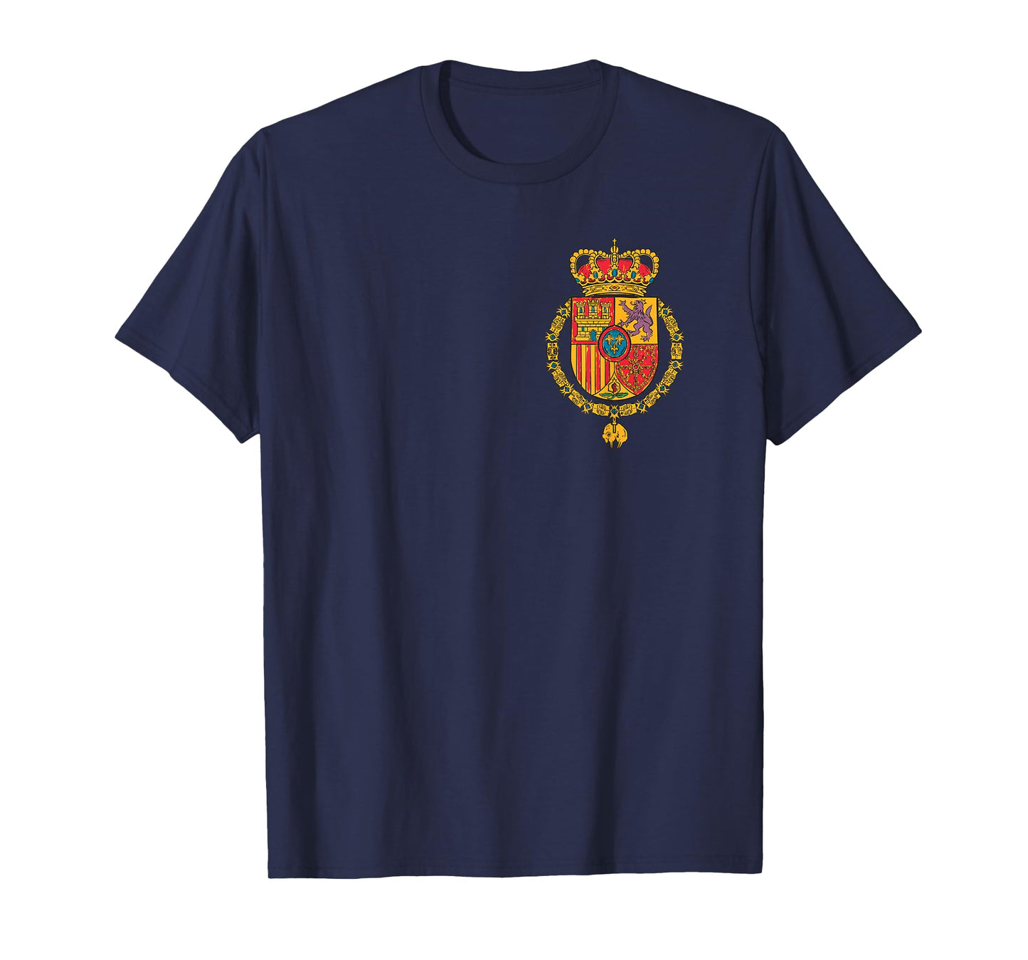 Spain Royal Shield Small Patria Country Support Sport T-Shirt