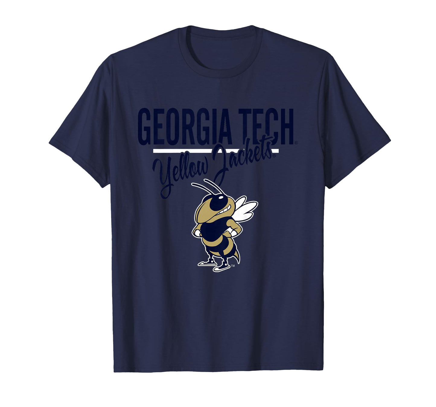 Kids Georgia Tech Yellow Jackets Kid's Mascot Gray T-Shirt