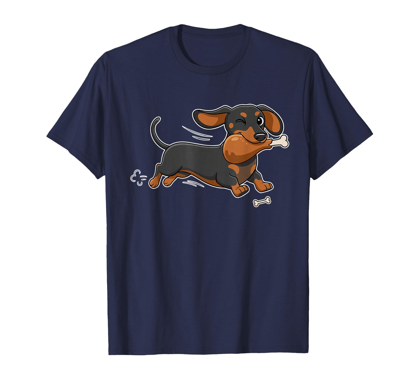 Funny Dachshund Thanksgiving Dog Turkey Leg Holiday T-Shirt