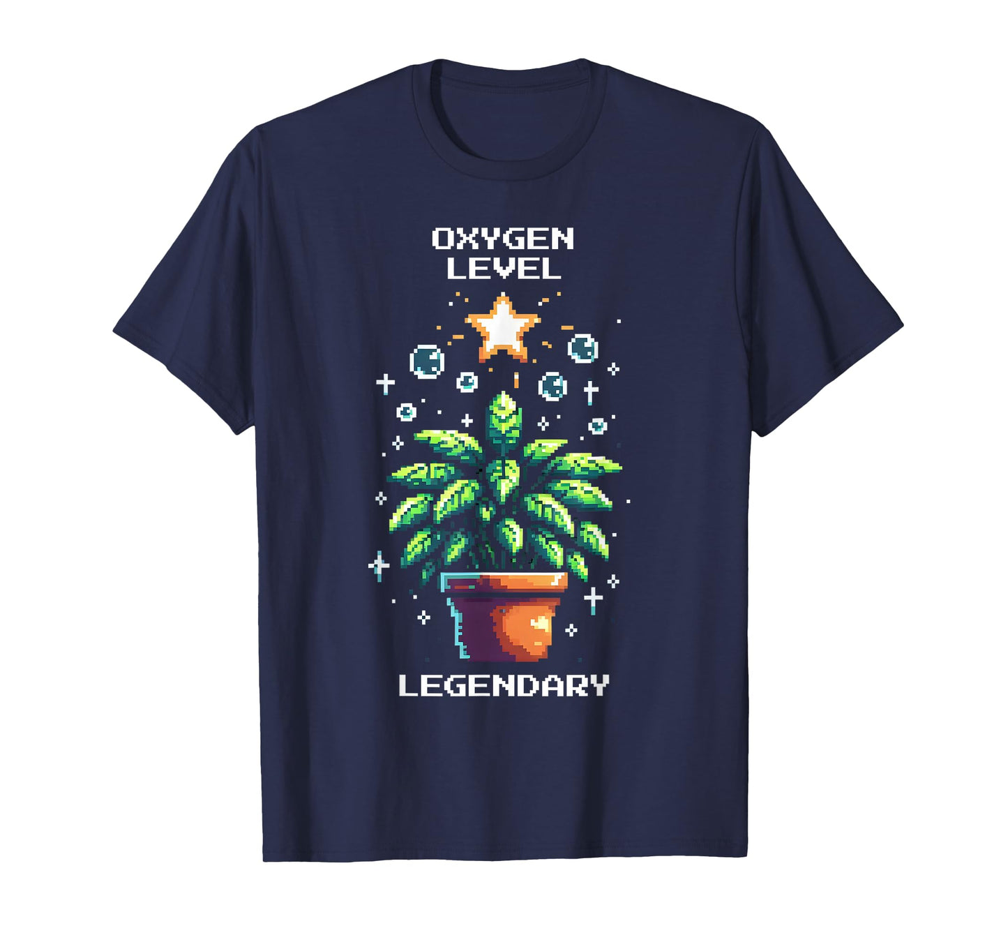 Oxygen Level Legendary | Pixel Art Air Purifying T-Shirt