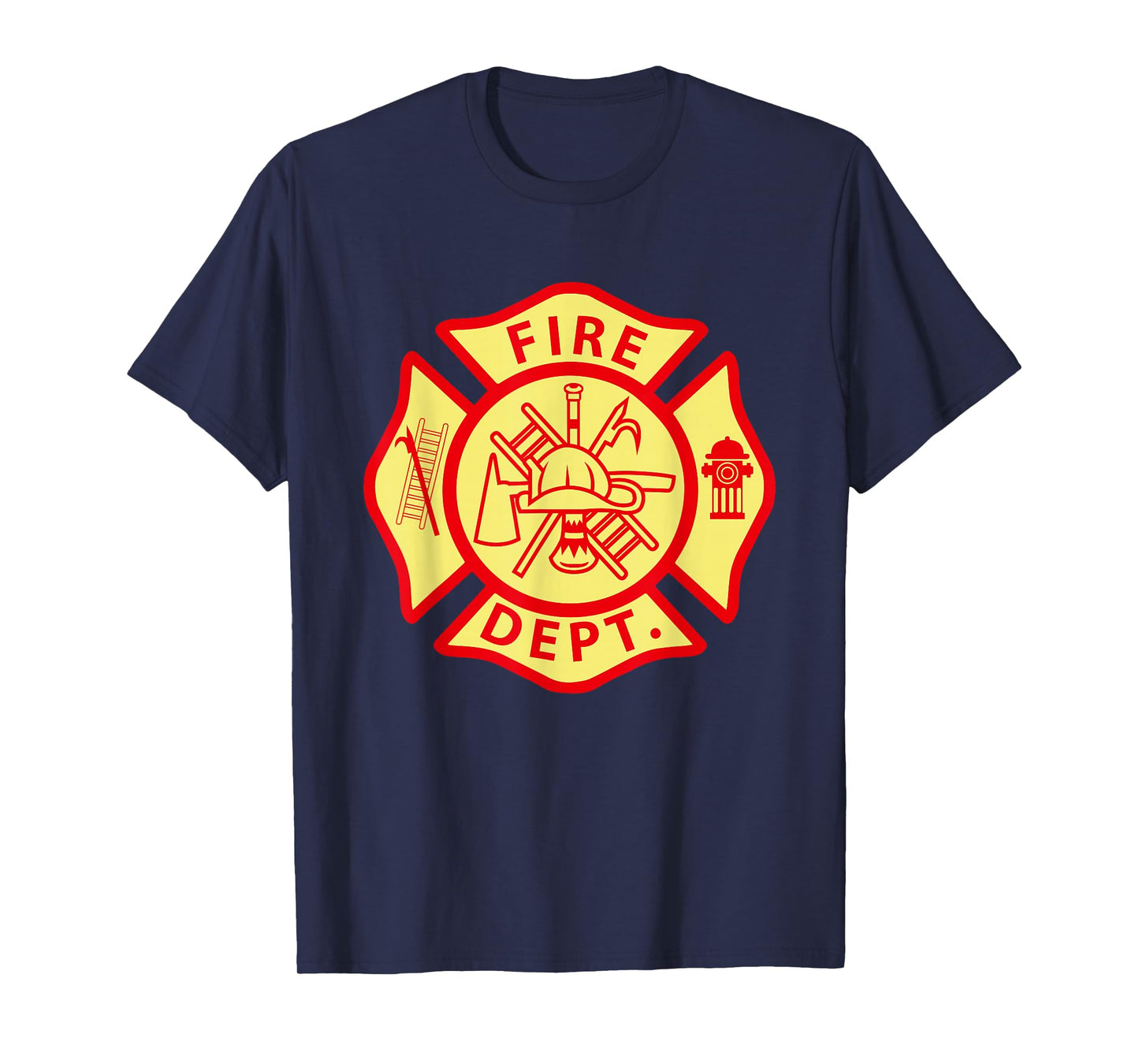 Fire Department Logo Uniform Fireman Symbol Firefighter Gear T-Shirt