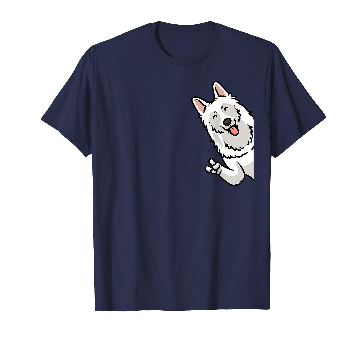 White Swiss Shepherd Dog T-Shirt
