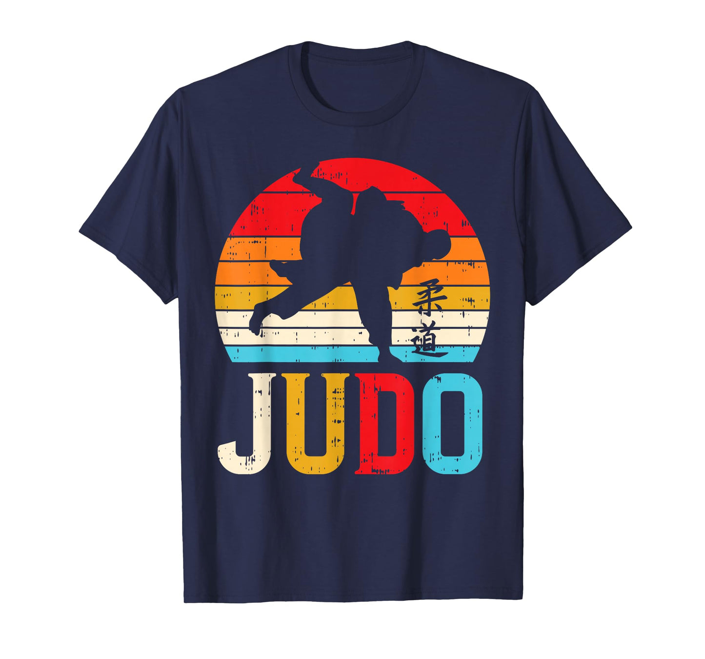 Judo Throw Retro Japanese Martial Arts Judoka Fighter Gift T-Shirt