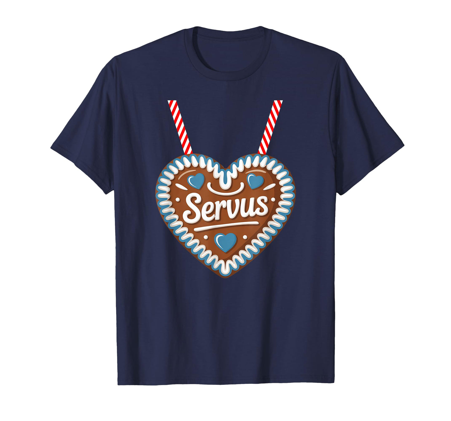 Gingerbread Heart Servus German T-Shirt