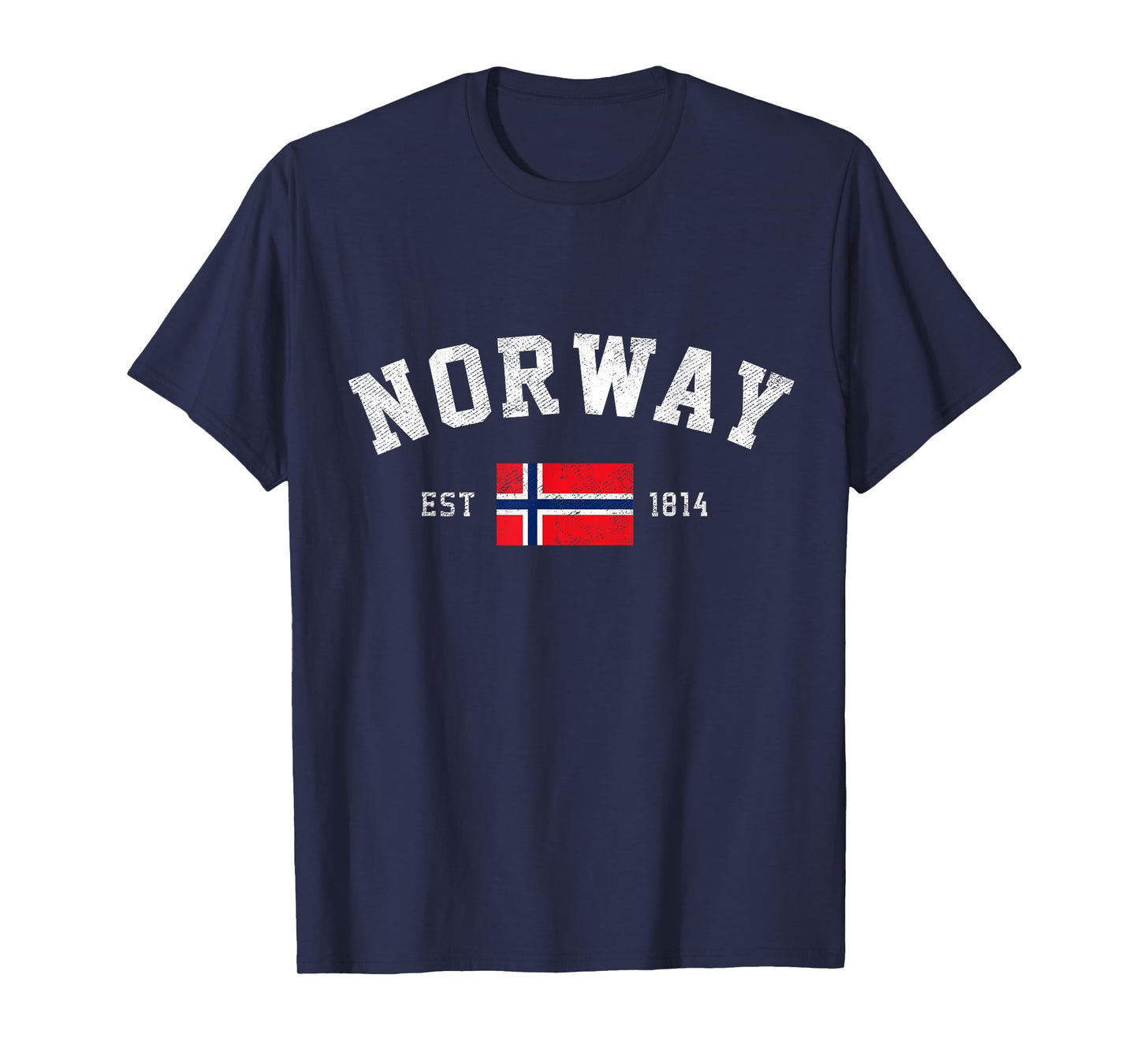 Norway Est. 1814 Norwegian Flag Independence Day T-Shirt