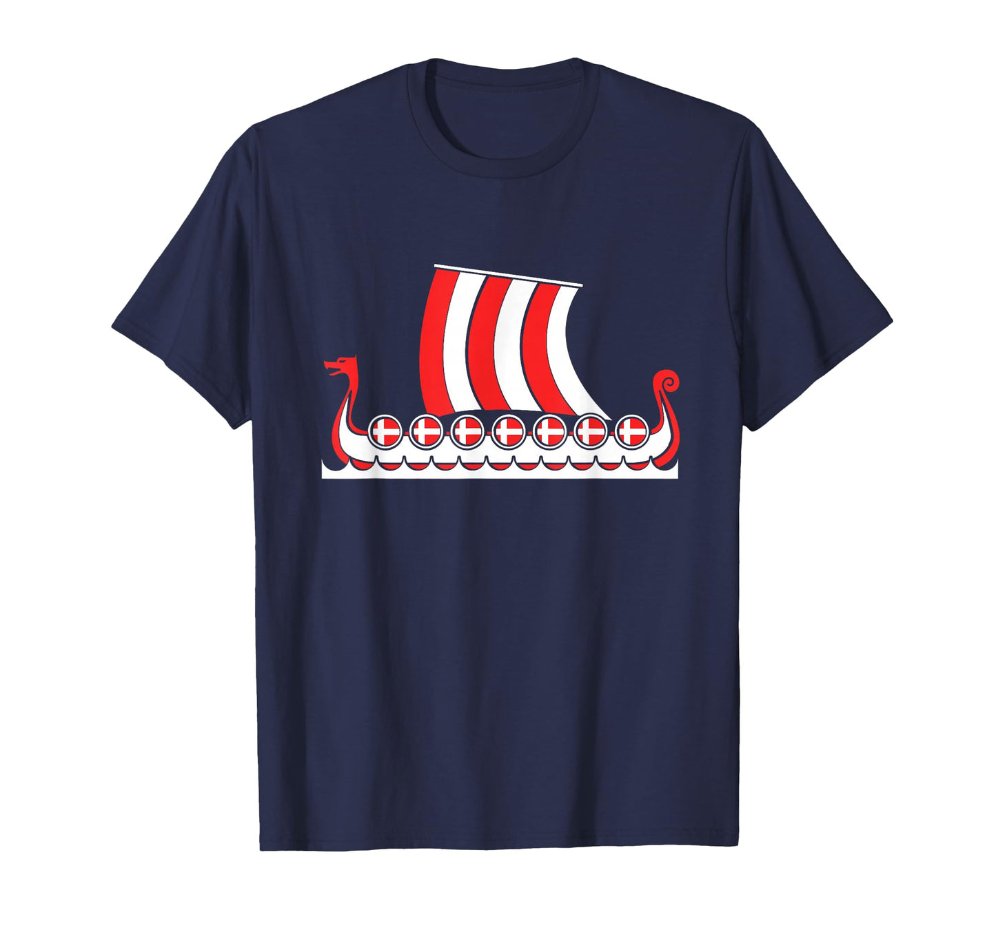 Danish Viking Ship Denmark Scandinavia Viking T-Shirt